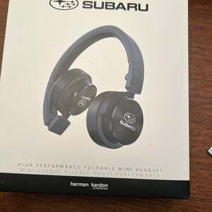 NEW Subaru Harman Kardon High Performance Foldable Mini Headset NIB W/case